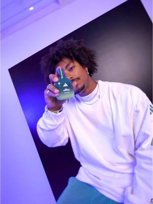 A post by @luccasabreuu on TikTok caption: Cada fragrância de Adidas Vibes transforma sua energia e te conecta ao momento presente. Essa nova linha vegana e unissex eleva o bem-estar e combina com cada momento do seu dia.  Qual é a sua vibe?  #adidasfragrance #publi