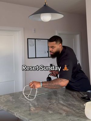 A post by @drewwalls10 on TikTok caption: Sunday reset.. getting my space and mind right for the week ahead. I got another @IKEA USA Hovet mirror for my living room. This might be the best mirror of all time. Now I can relax and watch football. I did have the commanders and bills winning but that's looking slim 😭 Who y'all got winning today? #Lifestyle #SelfCare #resetsunday #cleaninghack #foryou #viral 