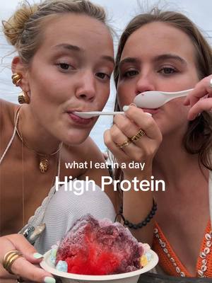 A post by @iamoliviaponton on TikTok caption: High Protein in Hawaii #whatieatianday @Emmabrooksmcallister 