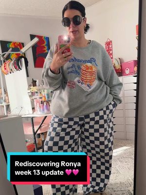 A post by @ronyayvonne on TikTok caption: Rediscovering Ronya- week 13 🩷🩷 **Im str€ssed out  kids** #healthjourney #healthyliving  #glp1 #amble #ambleptnr  As always HUGE thanks to @Join Amble for being the nudge towards success that I needed! X 