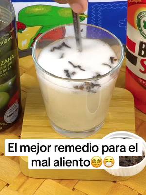 A post by @toprecipes.1 on TikTok caption: El mejor remedio para el mal aliento😵‍💫😷 #recetas #recetasfaciles #recetasparati #recetascaseras #recetasnaturales #salud #remedioscaseros 