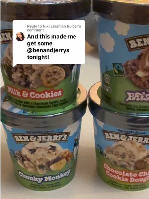 A post by @nikibulger on TikTok caption: Replying to @Niki Leranian Bulger go check out their ice cream flavors & their cute winter boots! What’s your favorite flavor? #benandjerrys  #cutewinterboots #thebesticectram