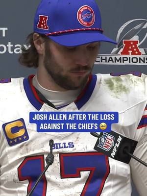 A post by @nfl on TikTok caption: s/o to josh and the bills 🙏 #joshallen #nfl #NFLPlayoffs #buffalobills 