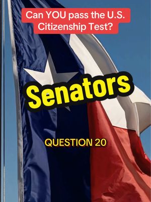 A post by @globalsculptor on TikTok caption: #uscitizenship Test Question 20 🇺🇸 #immigration #uscis #citizen #citizenship #citizenshiptest #n400