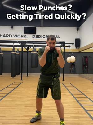 A post by @heavybagpro on TikTok caption: Feeling like your punches lack speed or power? 🥊   Relax your shoulders and arms – tension slows you down! 💨   Improve your technique and boost your skills with the Heavy Bag Pro app 📲   Train smarter, not harder! 🥋💪   #boxingtraining #heavybagworkout #boxingdrills #fitnessgoals #trainharder #boxinglife #workoutmotivation #boxingskills 