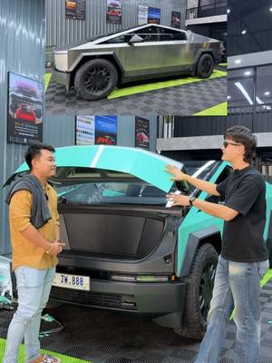 A post by @william_sathya on TikTok caption: Tesla Cybertruck របស់កម្រ ❤️😗