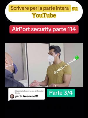 A post by @tv.24.it on TikTok caption: Risposta a @Principi Paolo #airportsecurity #polizia #fiumicino #roma #italia #aeroporto 