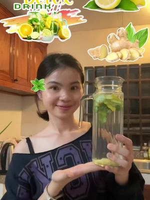 A post by @zhaahong on TikTok caption: Detox water is often used to support hydration, improve digestion, and help with skin health.#CapCut #fypシ゚viral #liferecently #healthyliving #detoxwater 