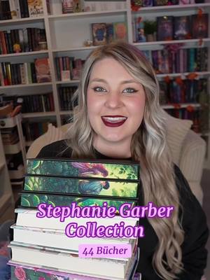 A post by @nathalie_reads on TikTok caption: Ihr wolltet es, ihr bekommt es haha 🥰 Meine Stephanie Garber Collection… kommen noch paar dazu… 😂😂😭 #BookTok #büchertok #stephaniegarber #bookcollection #fantasybooks #onceuponabrokenheart #ouabh #caraval #caravalseries #bookdragon #bookcollector 