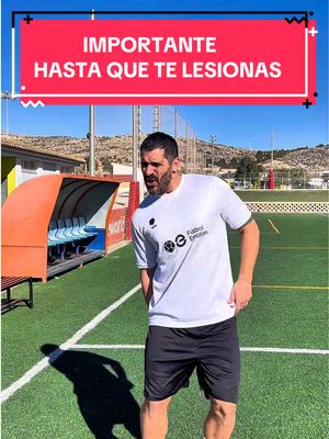 A post by @federuizfutbol on TikTok caption: IMPORTANTE .. hasta que 🩼💥 TE LESIONAS .. #entrenadorfutbolbase #entrenadorfutbol #futbolbase #lesionados #lesionfutbol #federuizfutbol #TikTokFootballAcademy #CapCut 