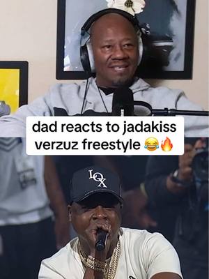 A post by @bridgingthegapyt on TikTok caption: Dad reacts to Jadakiss - Verzus Freestlye 😂🔥 #bridgingthegap #dadsoftiktok #dadreacts #jadakiss #verzuz 