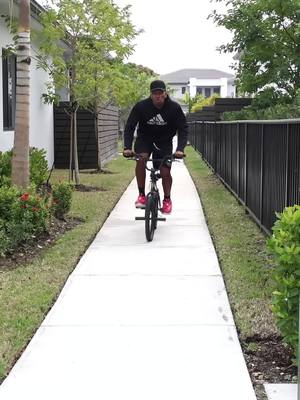 A post by @desmonddennis on TikTok caption: Brayton loves his bike