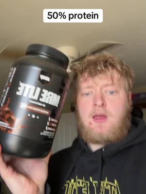 A post by @avidgolfster on TikTok caption: MRE Protein is almost out of stock! #protein #gym 