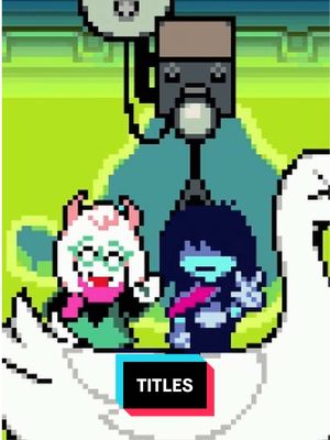 A post by @garoshadowscale on TikTok caption: Deltarune TITLES 🤴 #deltarune #garoshadowscale #tiktokpartner 