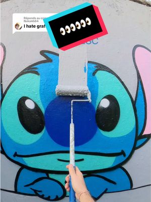 A post by @h.mesc on TikTok caption: Réponse à @Nuka4684 💁‍♂️🪄#ASMR #Graffiti #satisfying #Colors Satisfying emoji wall painting and ASMR graffiti videos! Subscribe for more and drop your ideas in the comments. What should I paint next? Emoji or something else? Let me know! 