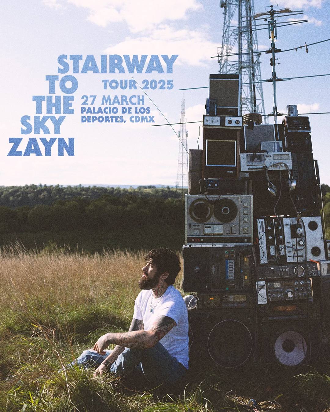 A post by @zayn on TikTok caption: The Stairway to the Sky tour is coming to Mexico! 🇲🇽Sign up for Zayn’s VIP Key for pre-sale access 🔑 #ZaynSTTSTour pre-sale: tuesday january 28th @ 11am local time public on-sale: friday january 31st @ 11am local time pre-sale registration ends @ 11:59pm ET! 