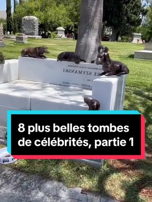 A post by @faiseemoc84 on TikTok caption: Les 8 plus belles tombes de célébrités, partie 1