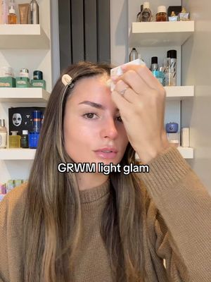 A post by @leahjtaylor on TikTok caption: A little light glam 💕 #grwm #makeup @L’Oréal Paris @Armani beauty @Westman-Atelier #lorealmakeup 