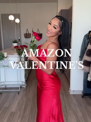 A post by @cec_marie95 on TikTok caption: This is your sign to gift your girls with PJs for the galentine’s night 😍💕 These are from @Ekouaer linked on my Amazon storefront! #amazon #amazonfinds #amazonfashion #valentine #valentinesdaygift #vday #galentines #outfitinspo #outfit #fyp 