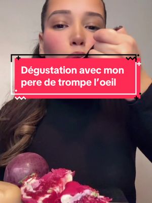 A post by @zazouu92 on TikTok caption: #trompeloeil  #dégustation #TikTokFood #complicité #artculinaire #foodchallenge #relation #foryour #fyp #pourtoii 