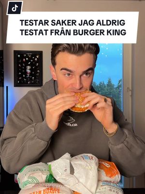 A post by @ifilip24 on TikTok caption: Svarar @Opal fv! Testar saker jag aldrig testat innan från Burger King!🍔👀😋  #filiptestar #burgerking #tastetest #review 