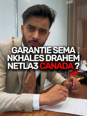 A post by @djawedtv on TikTok caption: Une réponse à une question qu’on nous pose souvent : QUE VEUX DIRE CONCRÈTEMENT notre garantie ?🇨🇦🇩🇿 . . . . . #canada #immigrationcanada #كندا #immigration #algeria #entrée_express #algerie #هجرة #fyp 