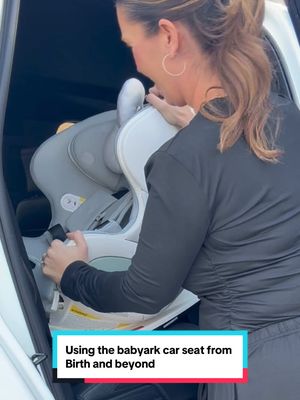 A post by @danimorin13 on TikTok caption: Let’s unbox the babyark smart car seat and dive into why so many moms are choosing to start with a convertible car seat from birth. For some, it’s about minimizing bulk or limiting time in a sitting device—but the trend is growing for a reason! Personally, I love the babyark not only for its advanced safety features but also for its hassle-free installation, guided every step of the way by its intuitive app. Moms, what are your thoughts on starting with a convertible car seat from birth? #babyarkfamily #cpst @babyark #carseatunboxing #carseatsafety 