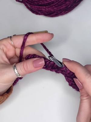 A post by @mccdesignz on TikTok caption: Working on a swatch in the Tunisian crochet chill stitch ✨ #crocheting #tunisiancrochet #tunisianchillstitch #mccdesignz 