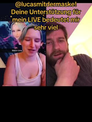 A post by @96mila96 on TikTok caption: lucasmitdermaske, vielen Dank für die unglaubliche Unterstützung bei meinem LIVE! Ich werde weiterhin interessante LIVE-Inhalte erstellen!@lucasmitdermaske #livegift #hatandmustache #hutundschnurrbart #😈Thecrazydevilfamily😈 #piercing #paarmatch #unbeschreiblichglücklichvergeben💋🥰❤️♾️ 