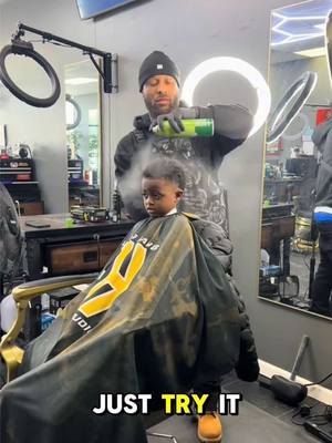 A post by @nsm_pedro on TikTok caption: Do yall cut kids ⁉️ if not why 🤔 . . . #barbershopconnect #kentuckybarber #miamibarber #ukbarber #altantabarber #kids #haircut 