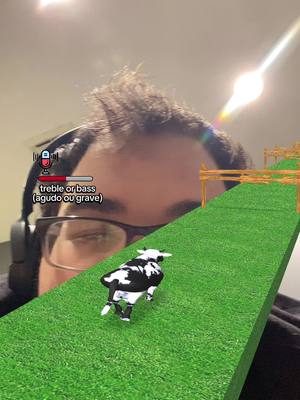 A post by @bearclaw6913 on TikTok caption: a cow goes moo 🐮 #tiktokgaming #farmanimals #unshadowbanme #imbored 