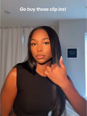 A post by @xen.rodriguez on TikTok caption: I swear by these @Luvmehair clip ins!!!  #clipins #clipinhairextensions #hairtok #blackgirlhairstyles 