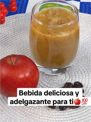 A post by @toprecipes.1 on TikTok caption: Bebida deliciosa y adelgazante para ti🍎💯 #recetasquefuncionan #recetasparati #remedioscaseros #salud #remediosnaturales #recetasfaciles #bajardepeso 