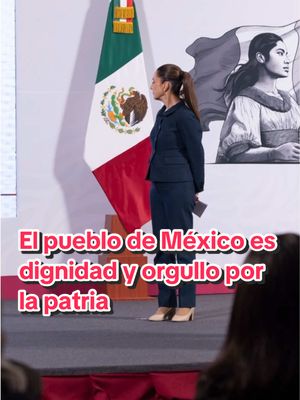 A post by @morena_simx on TikTok caption: “La #CuartaTransformación le devolvió al pueblo de México su dignidad, y esa ya no se la quita nadie”, aseveró la Presidenta de México, @Claudia Sheinbaum Pardo durante la #MañaneraDelPueblo  Las y los mexicanos sentimos el orgullo de nuestro origen y de nuestra patria; gracias a la #4T y a los 6 años de gobierno del Presidente @Andrés Manuel López Obrador, el pueblo de México está empoderado y consiente de su papel en la historia.