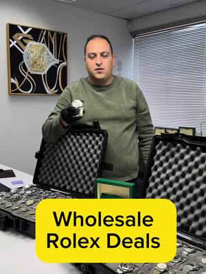 A post by @watchesbygamzo on TikTok caption: Wholesale Steals On Rolex Watches #rolex #watches #rolexwatch #luxurywatches #watch #watchesformen #luxurywatch #timepiece #rolexwatches 