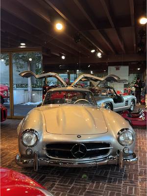 A post by @ny_supercars on TikTok caption: timeless #mercedes #300sl 