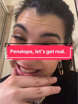 A post by @wistfulson on TikTok caption: Penelope we need to talk… #epic #epicthemusical #penelope #thechallenge 