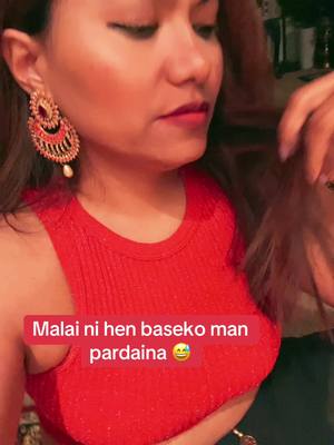 A post by @priyabisista803 on TikTok caption: Awww #😝 #trending #fypシ゚viral #comedy #expression #priyafam❤️ #nepalitiktok #🇺🇸 