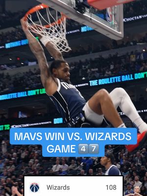 A post by @dallasmavs on TikTok caption: Hold that L 👎 #dallasmavericks #win #NBA 