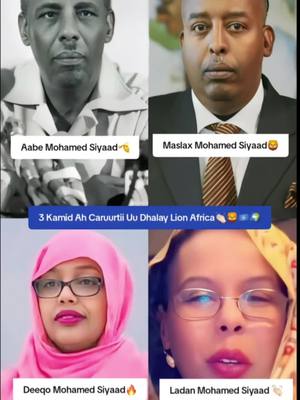 A post by @kalgacal2023 on TikTok caption: Somali dabadi waxba may qabsan qabil iyo qax iyo dhac moye.  Allh ha unaxaristo abe maxamed siyad bare 