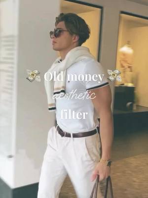 A post by @prequelapp on TikTok caption: go from no money to old money 🏛️💸 without even working 🍸 with Prequel’s 𝑶𝒍𝒅 𝑴𝒐𝒏𝒆𝒚 filter!   Get the app via link in bio 😎 #prequelapp 