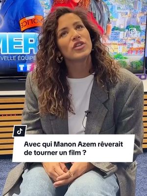 A post by @assurementdrole on TikTok caption: Quand Manon Azem fait la liste des légendes du cinéma avec qui elle rêverait de tourner, on ne l’arrête plus ! 🤩 #manonazem #série #cinéma #cinemafrancais #actrice #adeleexarchopoulos #marinafois 