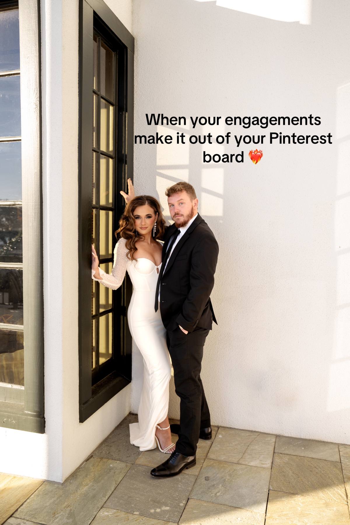 A post by @beka3 on TikTok caption: A dream come true #fyp #engagement #bride #photoshoot #hotel #wedding 