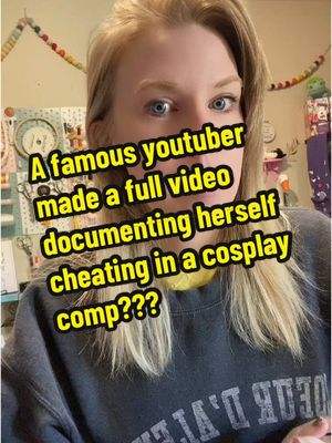 A post by @its.hakc on TikTok caption: Don’t go harass anyone… She fully DOCUMENTED cheating in a cosplay competition???? What the HECK??? #cosplay #cosplayer #coser #cosplaydrama #cosplaycompetition #cosplaycontest #youtubedrama #quelinblackwell #fyp