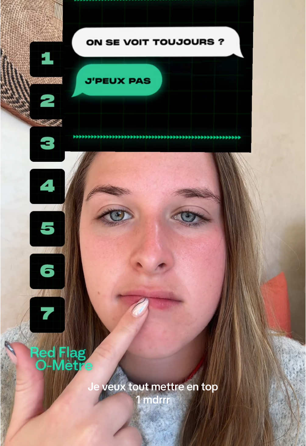 A post by @helena_blly on TikTok caption: Je veux voir vos meilleurs classements de red flag 🚩 #tiktokmusic #fyp 
