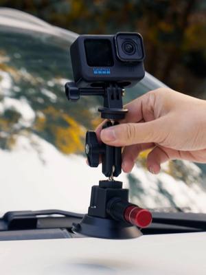 A post by @neewerofficial on TikTok caption: Capture the perfect shots with this suction cup mount kit! #neewer #pov #mount #car #suctioncupmount #suctioncup #videokit #carvideography #actionshots #contentcreator