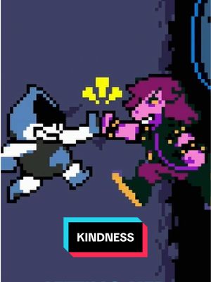 A post by @garoshadowscale on TikTok caption: Deltarune KINDNESS ☺️ #deltarune #garoshadowscale #tiktokpartner 