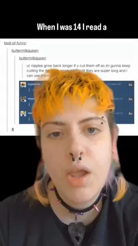 A post by @ashmurdock_ on TikTok caption: please tell me I'm not alone in believing obvious internet misinformation into adulthood 🫠 #tumblr 