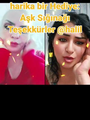 A post by @tullayyy2 on TikTok caption: CANLI Yayınımdaki en iyi Hediyelerden biri. İçeriğime gösterdiğin destek için teşekkürler halil!  @halil #livegift #umbrellaoflove #aşksığınağı 