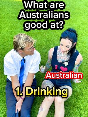 A post by @cherdleys5 on TikTok caption: What are Australians good at? @Hylia Fawkes 